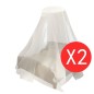 vidaXL Moskitonetz 2 Stk. Rund 56x325x230 cm vidaXL Moskitonetz 2 Stk. Rund 56x325x230 cm