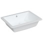 Waschbecken Weiß 55,5x40x18,5 cm Rechteckig Keramik Waschbecken Weiß 55,5x40x18,5 cm Rechteckig Keramik