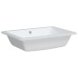 Waschbecken Weiß 55,5x40x18,5 cm Rechteckig Keramik Waschbecken Weiß 55,5x40x18,5 cm Rechteckig Keramik
