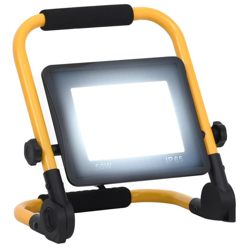 vidaXL LED-Fluter mit Handgriff 50 W Kaltweiß vidaXL LED-Fluter mit Handgriff 50 W Kaltweiß