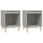 vidaXL Nachttische 2 Stk. Betongrau 40x35x50 cm vidaXL Nachttische 2 Stk. Betongrau 40x35x50 cm
