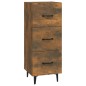 vidaXL Sideboard Räuchereiche 34,5x34x90 cm Holzwerkstoff vidaXL Sideboard Räuchereiche 34,5x34x90 cm Holzwerkstoff