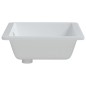 Waschbecken Weiß 55,5x40x18,5 cm Rechteckig Keramik Waschbecken Weiß 55,5x40x18,5 cm Rechteckig Keramik