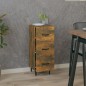 vidaXL Sideboard Räuchereiche 34,5x34x90 cm Holzwerkstoff vidaXL Sideboard Räuchereiche 34,5x34x90 cm Holzwerkstoff