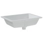 Waschbecken Weiß 55,5x40x18,5 cm Rechteckig Keramik Waschbecken Weiß 55,5x40x18,5 cm Rechteckig Keramik