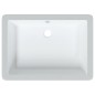 Waschbecken Weiß 55,5x40x18,5 cm Rechteckig Keramik Waschbecken Weiß 55,5x40x18,5 cm Rechteckig Keramik