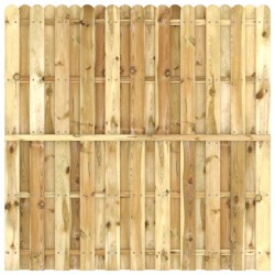 vidaXL Zaunelement Kiefernholz Imprägniert 180×180 cm 