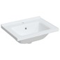 Waschbecken Weiß 61x48x19,5 cm Rechteckig Keramik Waschbecken Weiß 61x48x19,5 cm Rechteckig Keramik