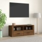 vidaXL TV-Schrank Braun Eichen-Optik 100x35x40 cm Holzwerkstoff vidaXL TV-Schrank Braun Eichen-Optik 100x35x40 cm Holzwerkstoff