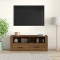 vidaXL TV-Schrank Braun Eichen-Optik 100x35x40 cm Holzwerkstoff vidaXL TV-Schrank Braun Eichen-Optik 100x35x40 cm Holzwerkstoff