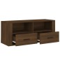 vidaXL TV-Schrank Braun Eichen-Optik 100x35x40 cm Holzwerkstoff vidaXL TV-Schrank Braun Eichen-Optik 100x35x40 cm Holzwerkstoff