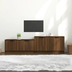 vidaXL TV-Schrank Braun Eichen-Optik 158,5x36x45 cm Holzwerkstoff
