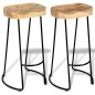 vidaXL Barhocker 2 Stk. Mango Massivholz vidaXL Barhocker 2 Stk. Mango Massivholz