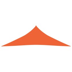 vidaXL Sonnensegel 160 g/m² Orange 3,5x3,5x4,9 m HDPE