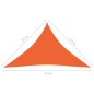 vidaXL Sonnensegel 160 g/m² Orange 3,5x3,5x4,9 m HDPE vidaXL Sonnensegel 160 g/m² Orange 3,5x3,5x4,9 m HDPE