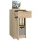 vidaXL Schreibtischschrank Sonoma-Eiche 33,5x50x75 cm Holzwerkstoff vidaXL Schreibtischschrank Sonoma-Eiche 33,5x50x75 cm Holzwerkstoff