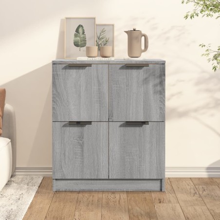 vidaXL Sideboard Grau Sonoma 60x30x70 cm Holzwerkstoff