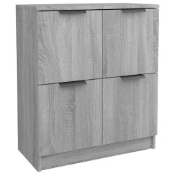 vidaXL Sideboard Grau Sonoma 60x30x70 cm Holzwerkstoff