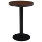 vidaXL Bistrotisch Dunkelbraun 50 cm MDF vidaXL Bistrotisch Dunkelbraun 50 cm MDF