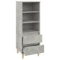 vidaXL Highboard Betongrau 40x36x110 cm Holzwerkstoff vidaXL Highboard Betongrau 40x36x110 cm Holzwerkstoff