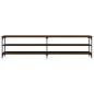 vidaXL TV-Schrank Braun Eiche 200x30x50 cm Holzwerkstoff und Metall vidaXL TV-Schrank Braun Eiche 200x30x50 cm Holzwerkstoff und Metall