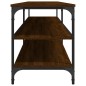 vidaXL TV-Schrank Braun Eiche 200x30x50 cm Holzwerkstoff und Metall vidaXL TV-Schrank Braun Eiche 200x30x50 cm Holzwerkstoff und Metall
