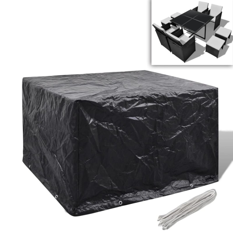 vidaXL Gartenmöbel-Abdeckung 8 Ösen 113x113x73 cm vidaXL Gartenmöbel-Abdeckung 8 Ösen 113x113x73 cm