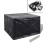 vidaXL Gartenmöbel-Abdeckung 8 Ösen 113x113x73 cm vidaXL Gartenmöbel-Abdeckung 8 Ösen 113x113x73 cm