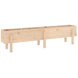 vidaXL Hochbeet 160x30x38 cm Massivholz Kiefer