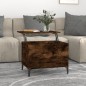 vidaXL Couchtisch Räuchereiche 60x44,5x45 cm Holzwerkstoff vidaXL Couchtisch Räuchereiche 60x44,5x45 cm Holzwerkstoff