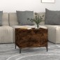 vidaXL Couchtisch Räuchereiche 60x44,5x45 cm Holzwerkstoff vidaXL Couchtisch Räuchereiche 60x44,5x45 cm Holzwerkstoff
