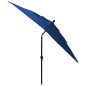 vidaXL Sonnenschirm mit Aluminium-Mast 3-lagig Azurblau 2,5x2,5 m vidaXL Sonnenschirm mit Aluminium-Mast 3-lagig Azurblau 2,5x2,5 m