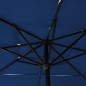 vidaXL Sonnenschirm mit Aluminium-Mast 3-lagig Azurblau 2,5x2,5 m vidaXL Sonnenschirm mit Aluminium-Mast 3-lagig Azurblau 2,5x2,5 m