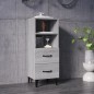 vidaXL Sideboard Grau Sonoma 34,5x34x90 cm Holzwerkstoff vidaXL Sideboard Grau Sonoma 34,5x34x90 cm Holzwerkstoff