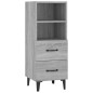 vidaXL Sideboard Grau Sonoma 34,5x34x90 cm Holzwerkstoff vidaXL Sideboard Grau Sonoma 34,5x34x90 cm Holzwerkstoff