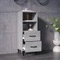 vidaXL Sideboard Grau Sonoma 34,5x34x90 cm Holzwerkstoff vidaXL Sideboard Grau Sonoma 34,5x34x90 cm Holzwerkstoff