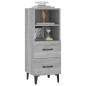 vidaXL Sideboard Grau Sonoma 34,5x34x90 cm Holzwerkstoff vidaXL Sideboard Grau Sonoma 34,5x34x90 cm Holzwerkstoff
