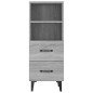 vidaXL Sideboard Grau Sonoma 34,5x34x90 cm Holzwerkstoff vidaXL Sideboard Grau Sonoma 34,5x34x90 cm Holzwerkstoff