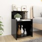 vidaXL Nachttische 2 Stk. Schwarz 40x35x60 cm Holzwerkstoff vidaXL Nachttische 2 Stk. Schwarz 40x35x60 cm Holzwerkstoff