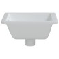 Waschbecken Weiß 39x30x18,5 cm Rechteckig Keramik Waschbecken Weiß 39x30x18,5 cm Rechteckig Keramik