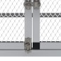 vidaXL Hühnerstall mit Freilaufgehege und Nistkasten Aluminium vidaXL Hühnerstall mit Freilaufgehege und Nistkasten Aluminium