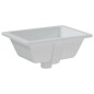 Waschbecken Weiß 39x30x18,5 cm Rechteckig Keramik Waschbecken Weiß 39x30x18,5 cm Rechteckig Keramik