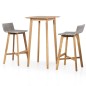 vidaXL 3-tlg. Bar-Set Akazie Massivholz vidaXL 3-tlg. Bar-Set Akazie Massivholz