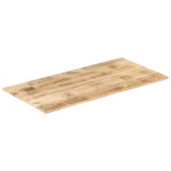 vidaXL Tischplatte Massivholz Mango 15-16 mm 100x60 cm