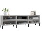 vidaXL TV-Schrank Betongrau 150x30x44,5 cm Holzwerkstoff vidaXL TV-Schrank Betongrau 150x30x44,5 cm Holzwerkstoff