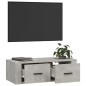 vidaXL TV-Wandschrank Betongrau 80x36x25 cm Holzwerkstoff vidaXL TV-Wandschrank Betongrau 80x36x25 cm Holzwerkstoff