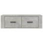 vidaXL TV-Wandschrank Betongrau 80x36x25 cm Holzwerkstoff vidaXL TV-Wandschrank Betongrau 80x36x25 cm Holzwerkstoff