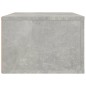 vidaXL TV-Wandschrank Betongrau 80x36x25 cm Holzwerkstoff vidaXL TV-Wandschrank Betongrau 80x36x25 cm Holzwerkstoff