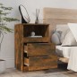 vidaXL Nachttisch Räuchereiche Holzwerkstoff vidaXL Nachttisch Räuchereiche Holzwerkstoff