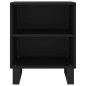 vidaXL Nachttisch Schwarz 40x30x50 cm Holzwerkstoff vidaXL Nachttisch Schwarz 40x30x50 cm Holzwerkstoff